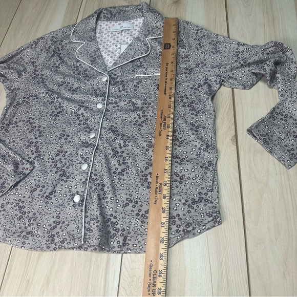 Karen Neuburger Pajama Set Women's Small Neutral Ditsy Print 2 Piece NWT‎ - Picture 7 of 16